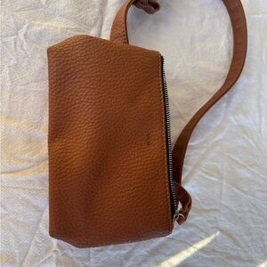 Brown Leather Crossbody Bag